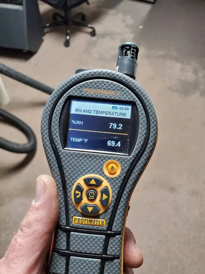 Moisture meter humidity assessment for Mold Remediation & Removal in Austin
